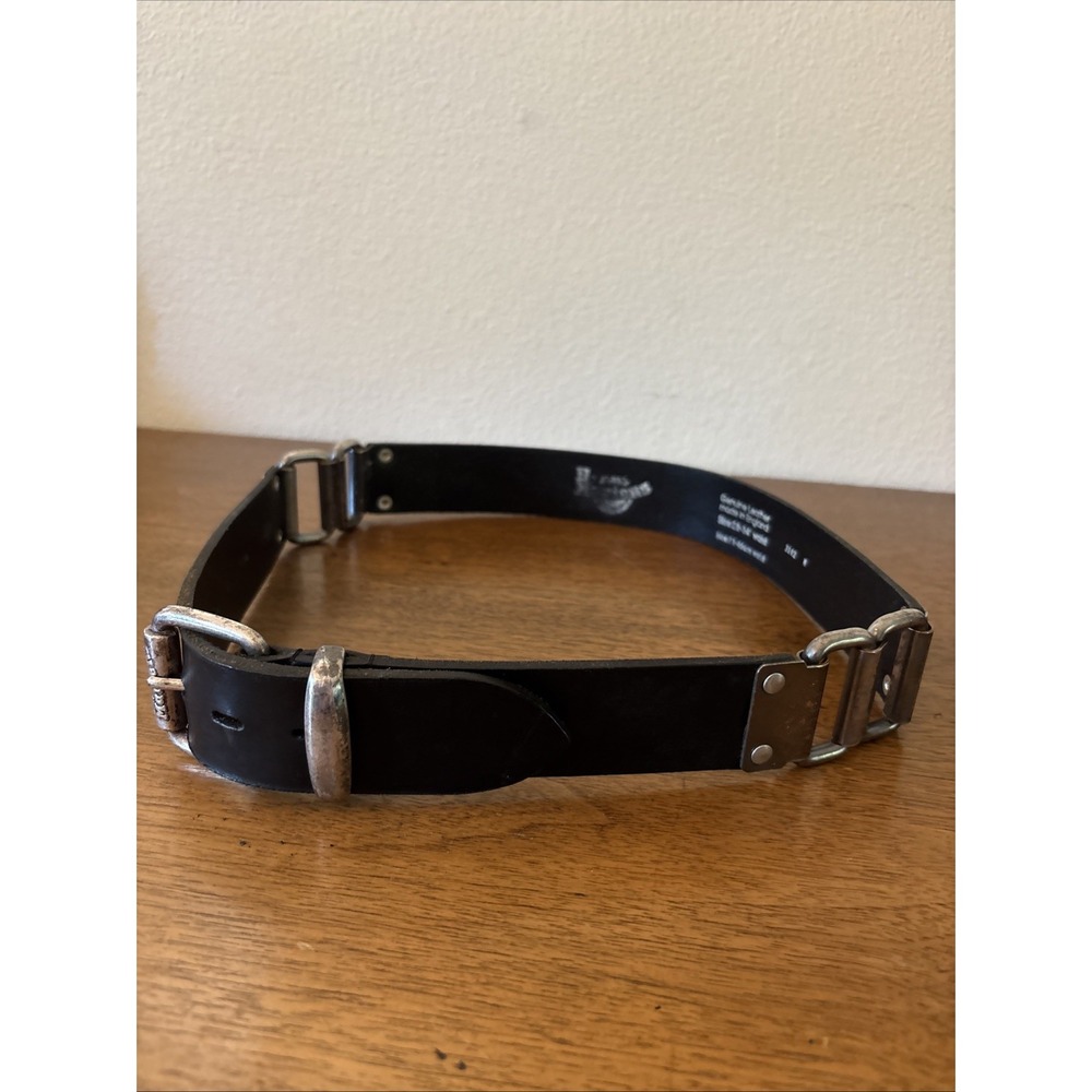 Rare Vintage 90's Doc Martens Model 3142 Black Leather Utility Belt - M - 28-34"
